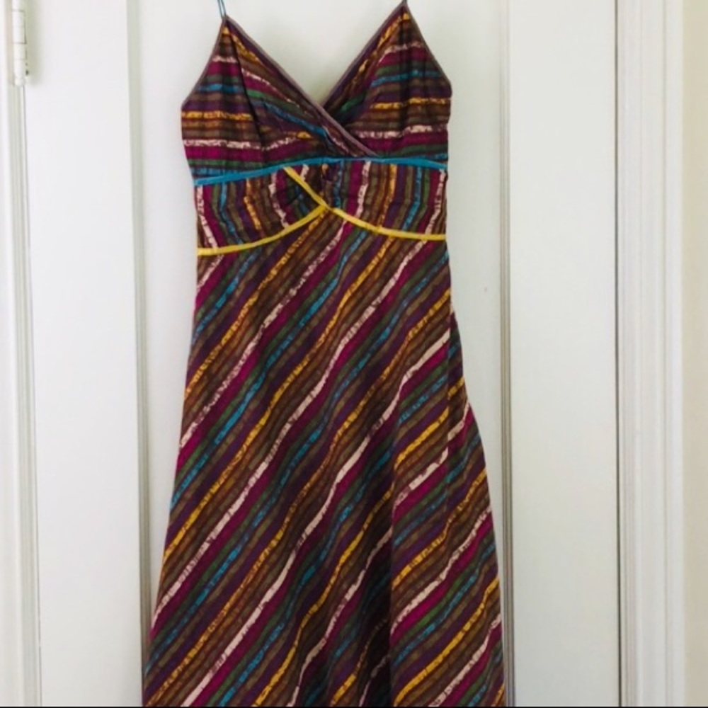 Earthy Catherine Malandrino Midi Dress